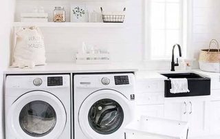 laundry renovate and redesign